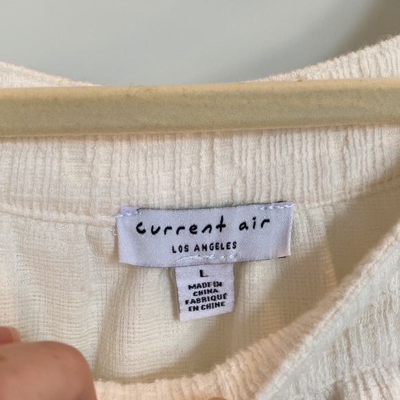 Current air Los Angela’s white top, size large, worn twice in perfect condition - Picture 3 of 4